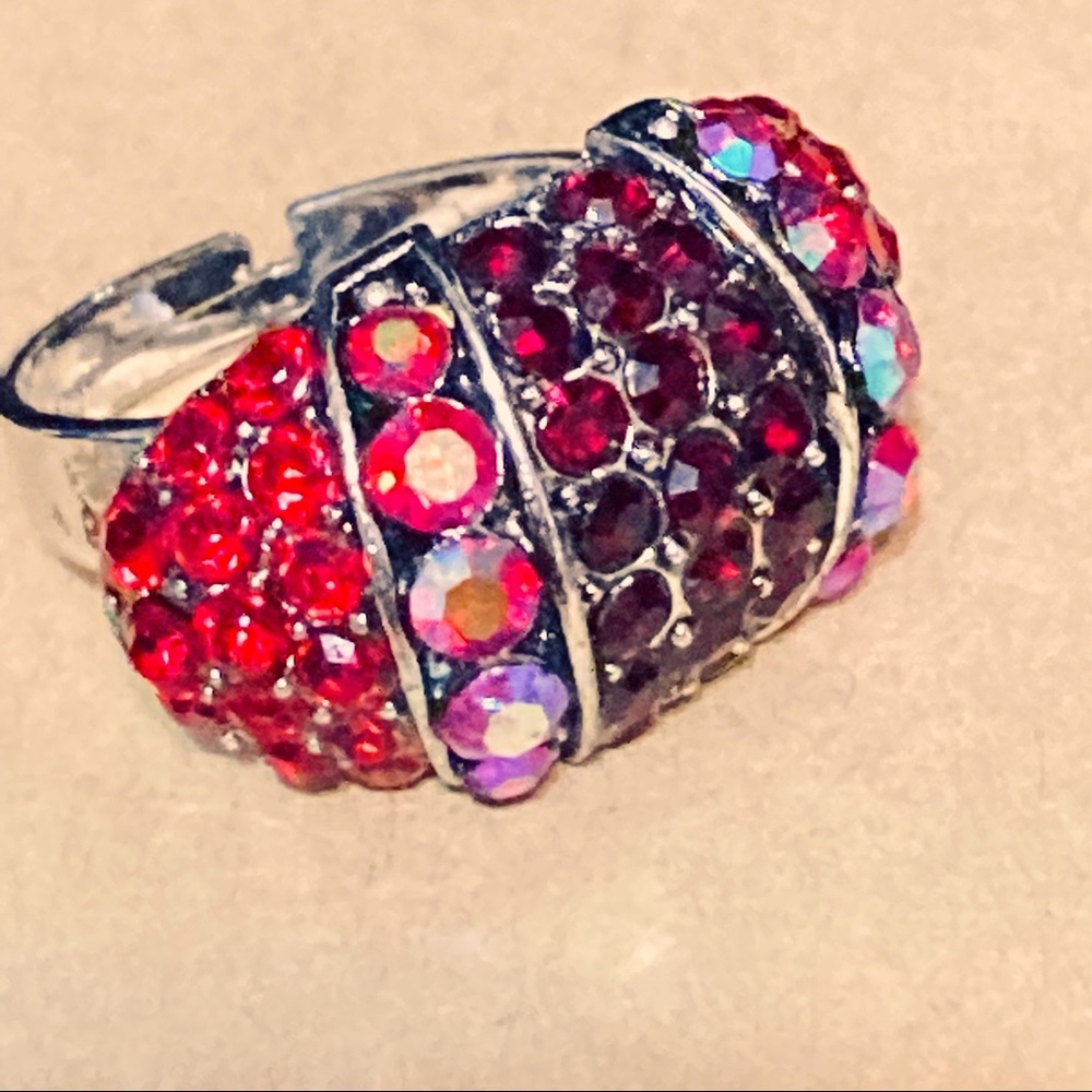 Two Tone Adjustable Ring - image 4